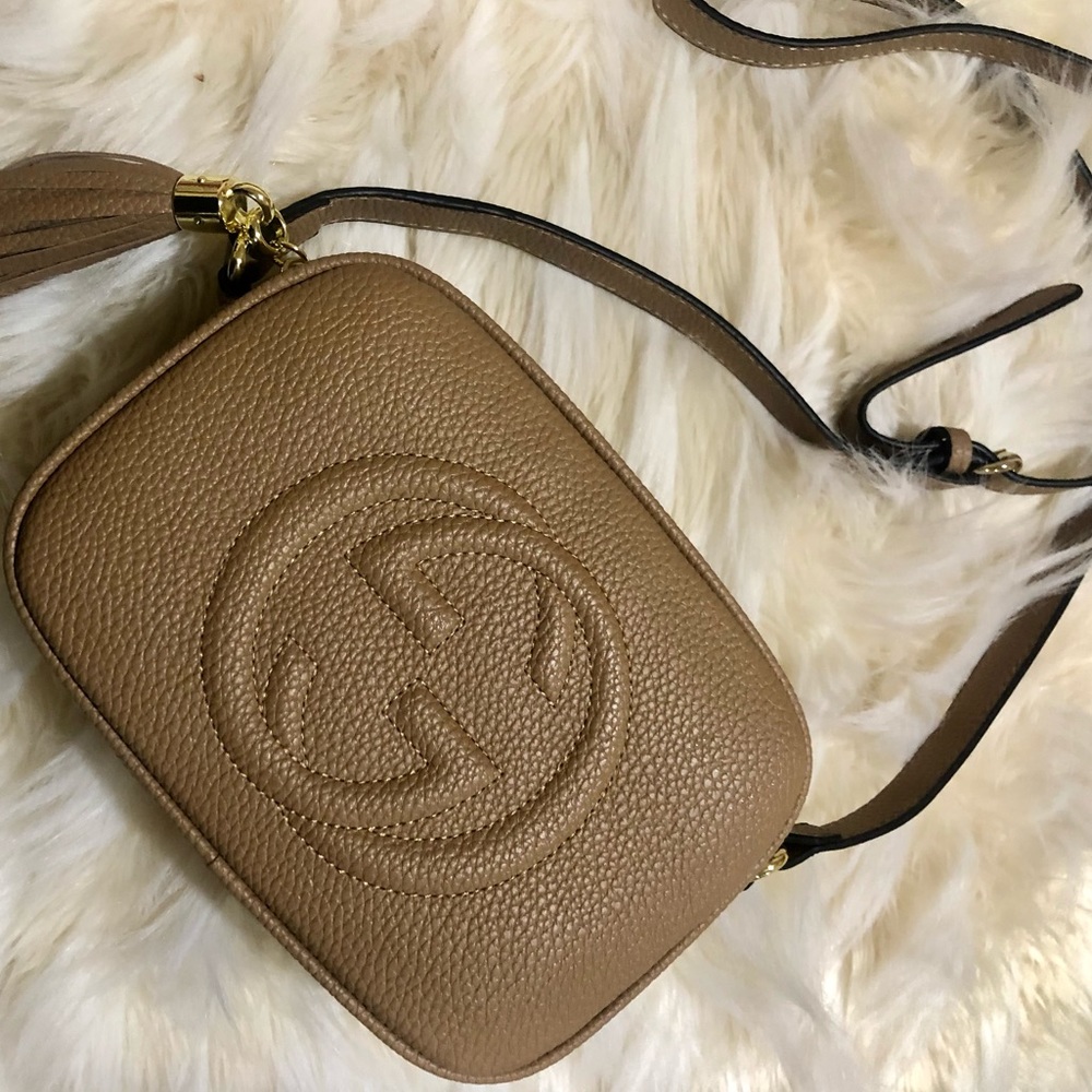 Gucci soho disco bag look a like new brown crossbody